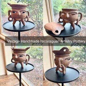 Handmade potpourri pottery nicaraguan terracotta clay decorative artisan gifts